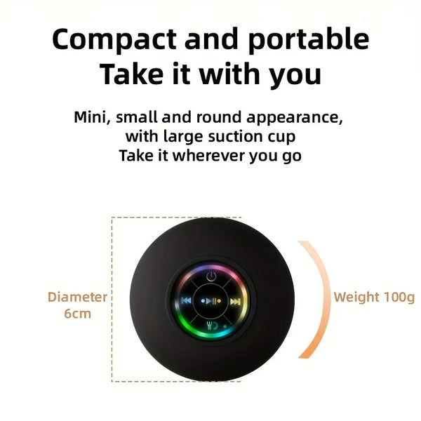 Waterproof Bluetooth Shower Speaker